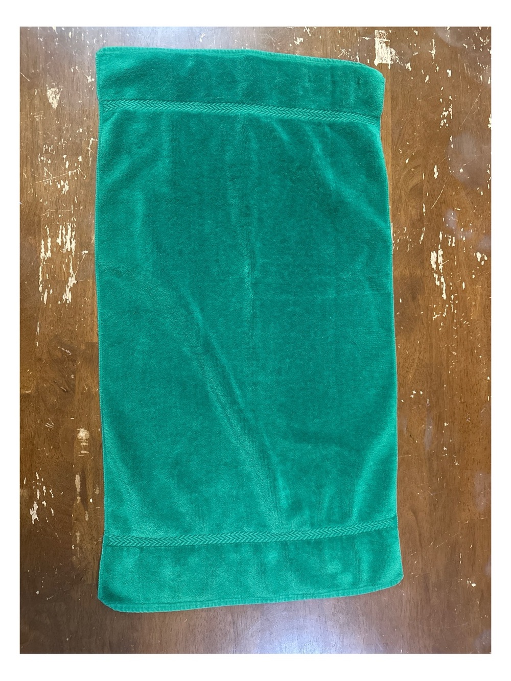 St.Mary’s Vintage Green Cotton Hand Towel-
